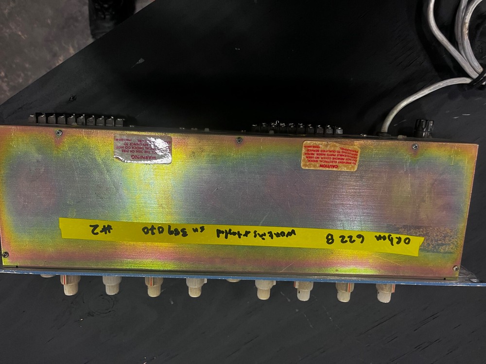 Orban Stereo Parametric Equalizer 622b Blue Face