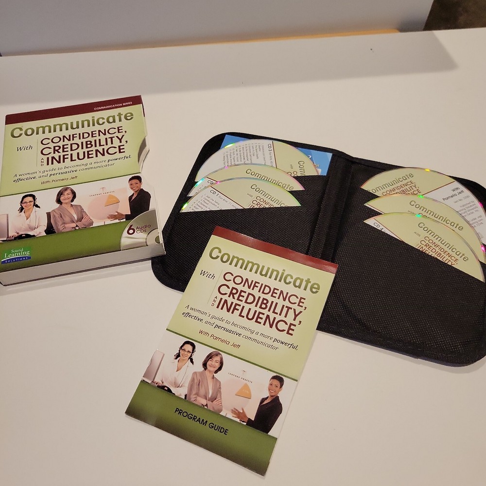 COMMUNICATE WITH CONFIDENCE, CREDIBILITY AND INFLUENCE DVD SET 4 DVDs LKNU Discs