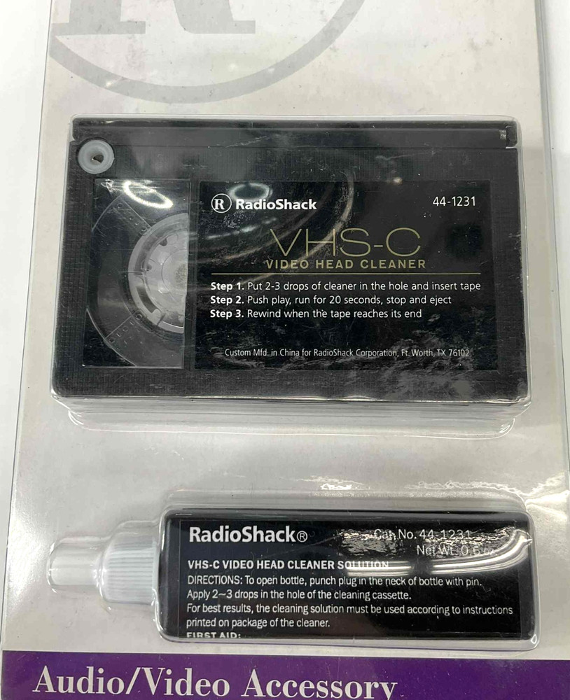 RadioShack VHS-C Video Head Cleaner