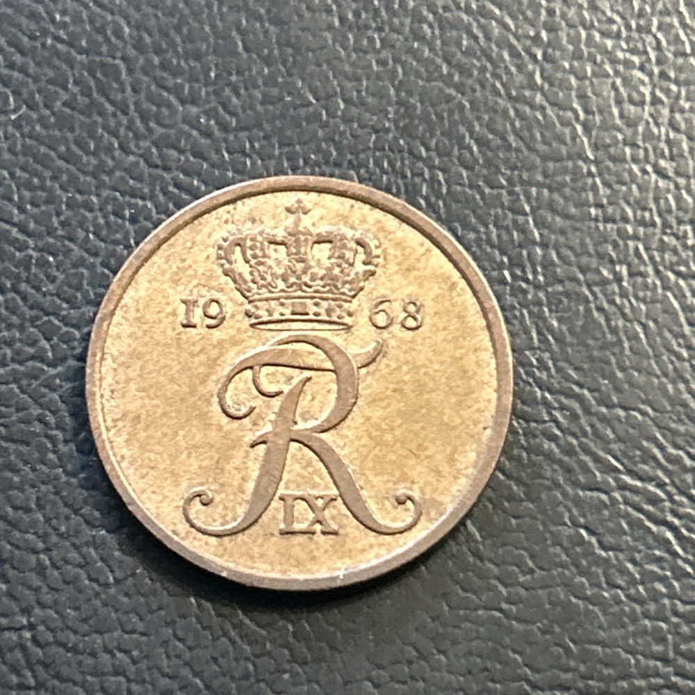 Coin 1968 5 Ore Denmark F62