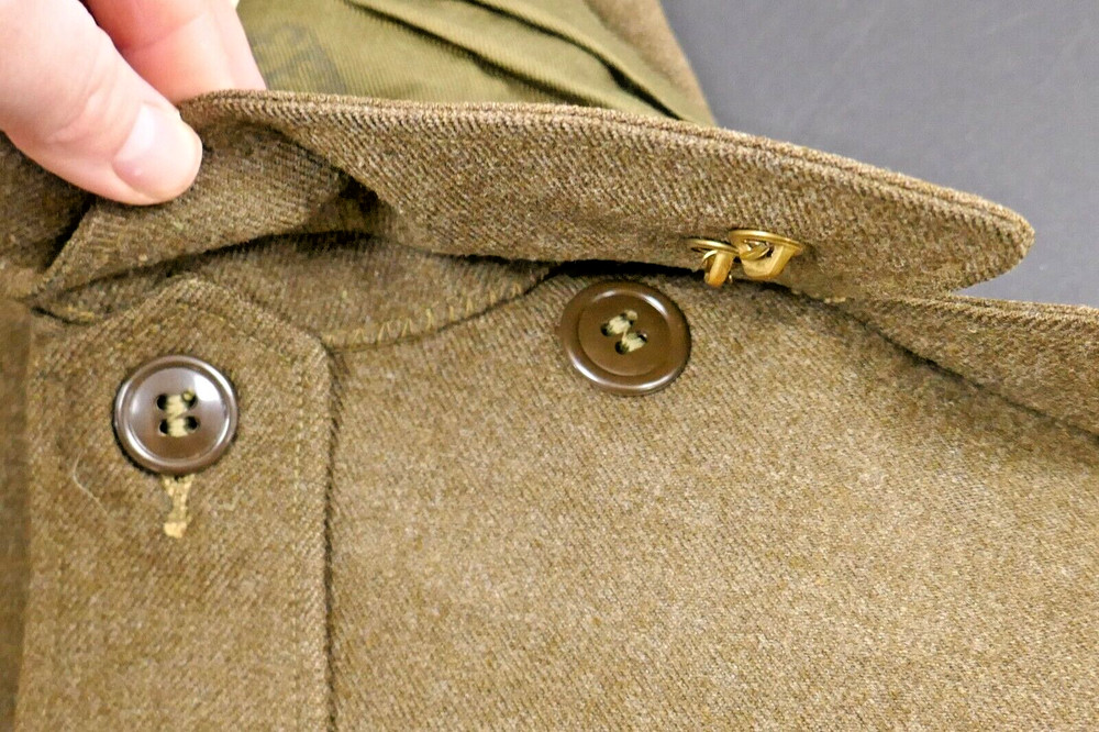 US Air Force Post-WWII IKE Jacket German Made Patch Ribbon