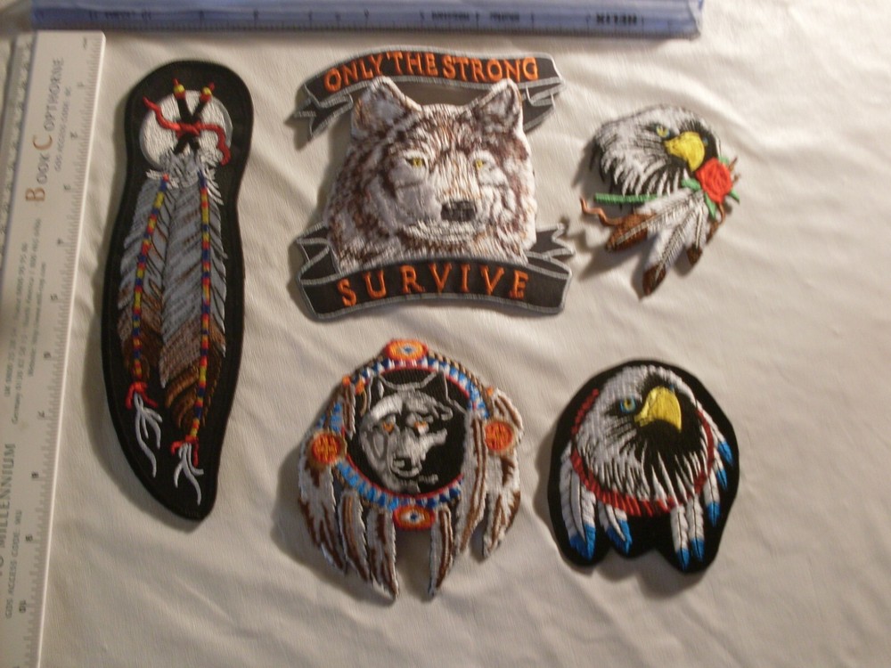 Biker Motorcycle patch collection patches embroidered for display