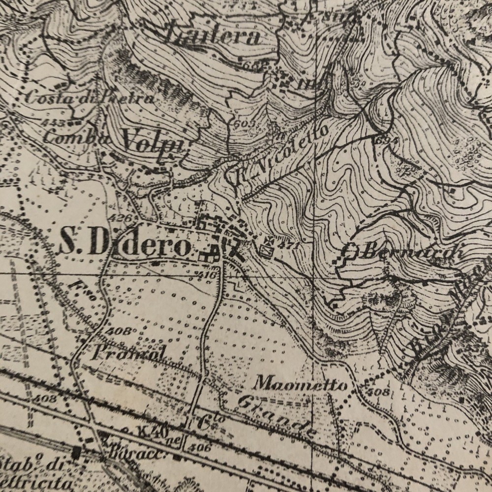 CONDOVE Turin Military Map