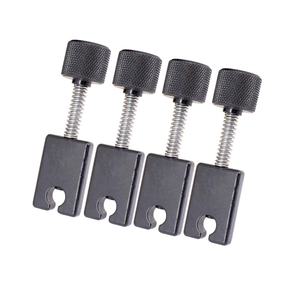 4x Electric Bass Bridge String Saddles Guitar Clamp String Block Insert Blocks