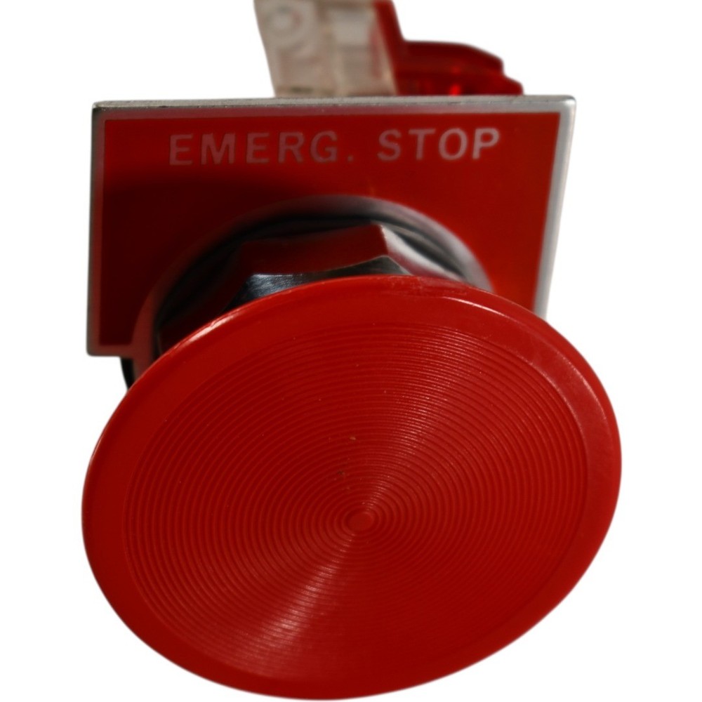 Square D 9001KA3 Red Pushbutton Switch Emergency Stop 2-1/8''