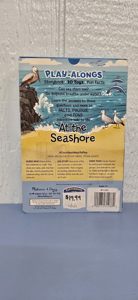 NWT melissa and doug At The Seashore Book