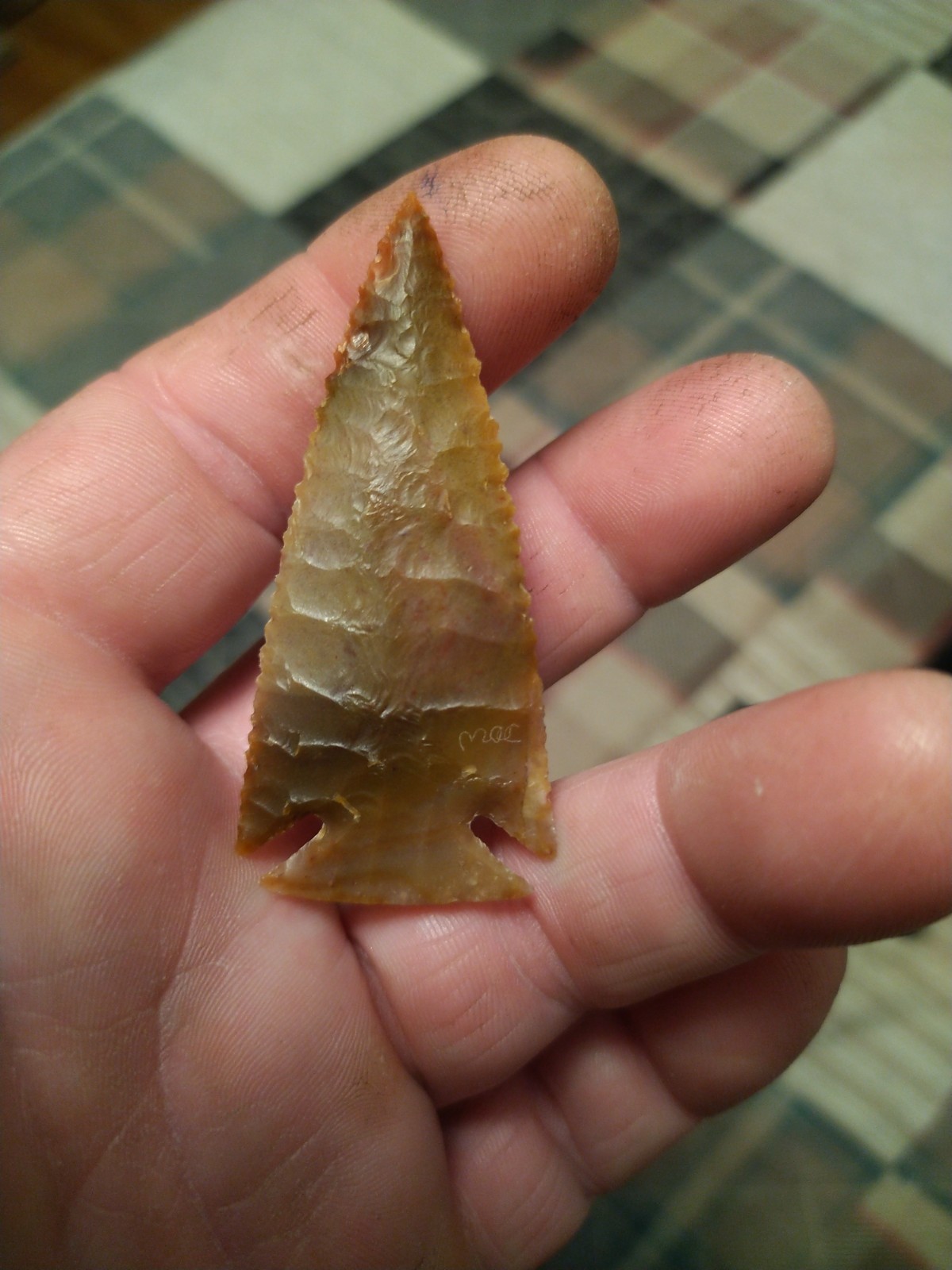 Corner Notch Ocean Wave Agate 2 1/2" x 1 1/8"