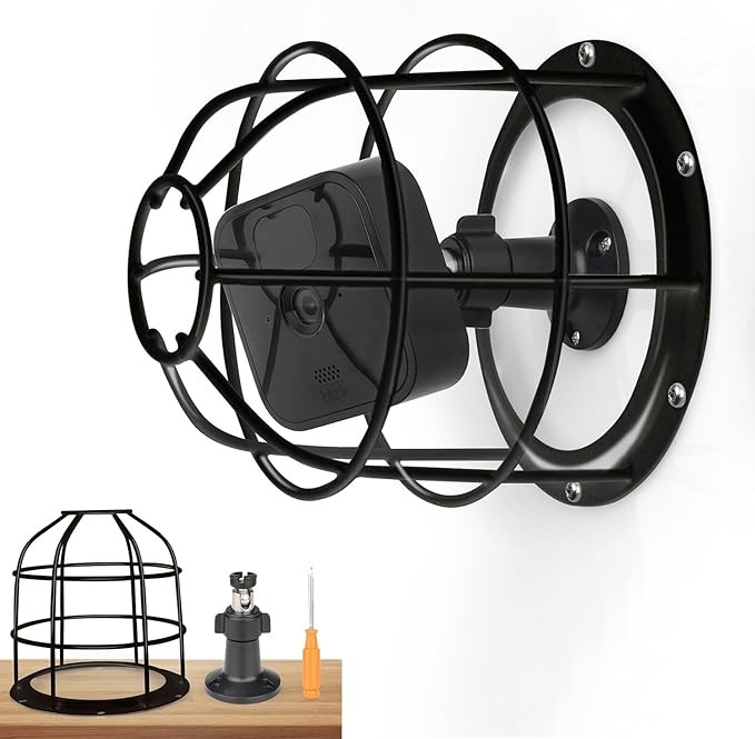 Anti-Theft Camera Mount Cage & Wall Bracket for Multiple Camera Models