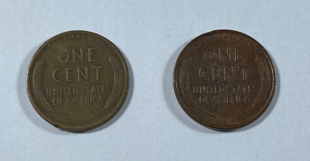 Error Lincoln 1C (#21360) 1921-S & 1928 nice large skull issues