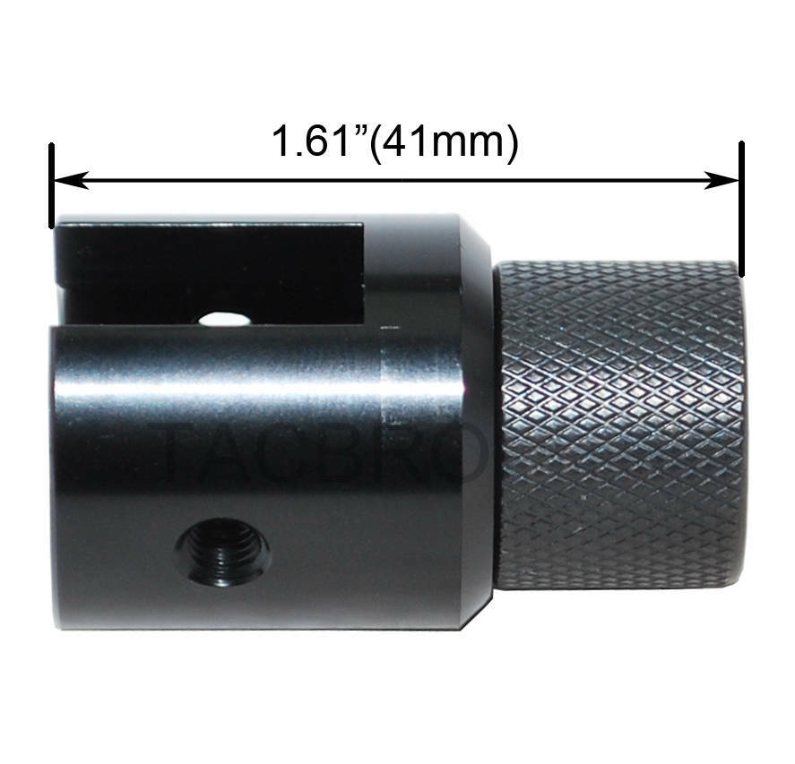 Black .22 Ruger 1022 Short Version Non-Threaded Muzzle Brake 10/22