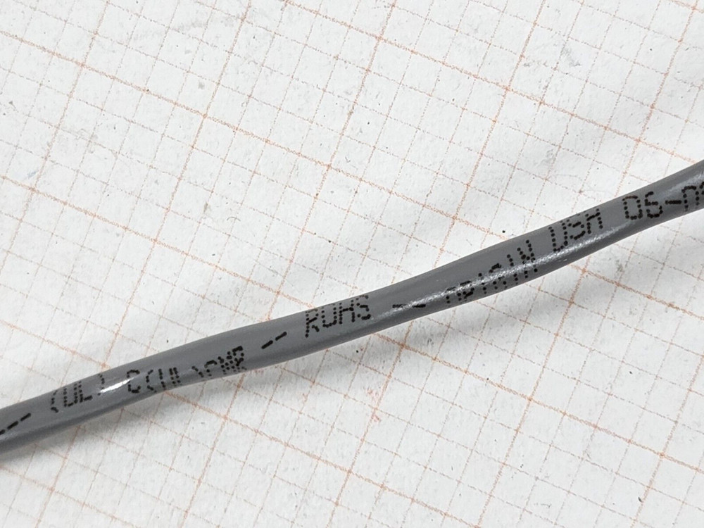 Carol E2032S 18/2C Shielded Audio/Control/Communication Cable Riser Gray /50ft