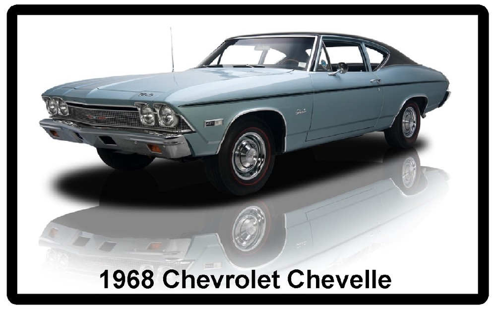 1968 Chevrolet Chevelle Refrigerator Magnet