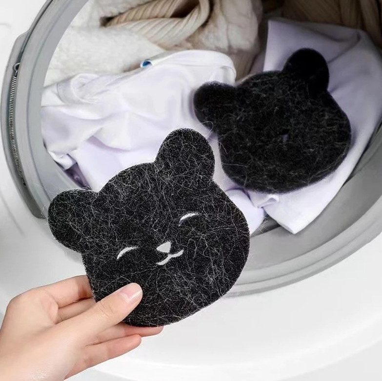 4pcs Reusable Pet Hair Remover Sponge for Washing Machine & Dryer - NEW
