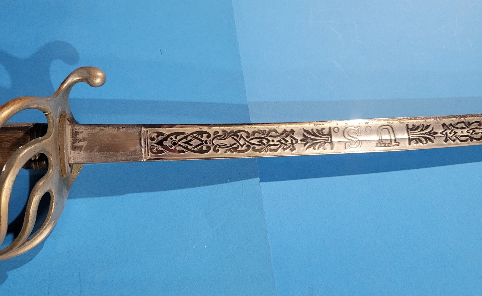 Model 1902 US Army Military Cavalry Sword Sabre Henry V Allien Wood Grip Etched