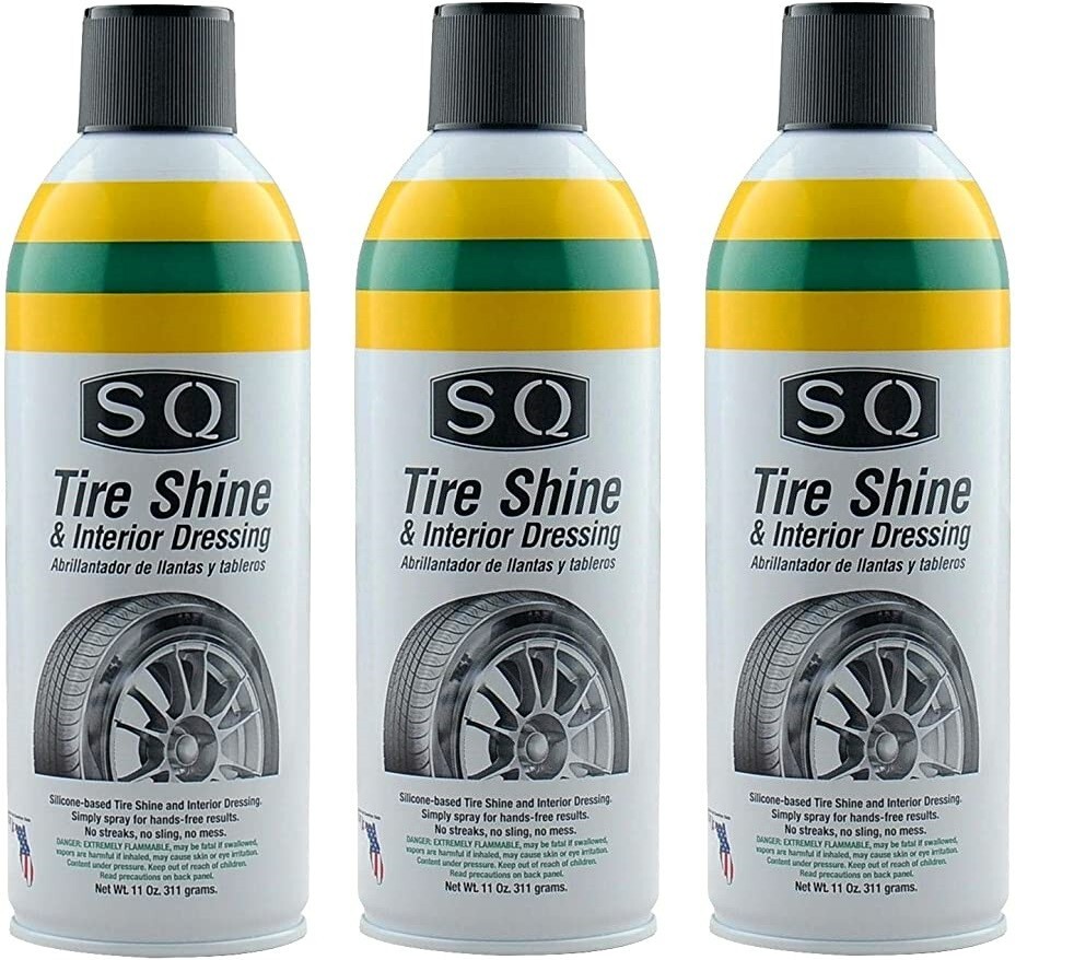 SQ Tire Shine, 11 oz per can