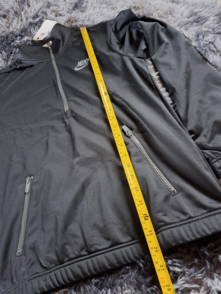 Nike PK Basic Half Zip Track Top Black Grey Size S BNWT RRP £72