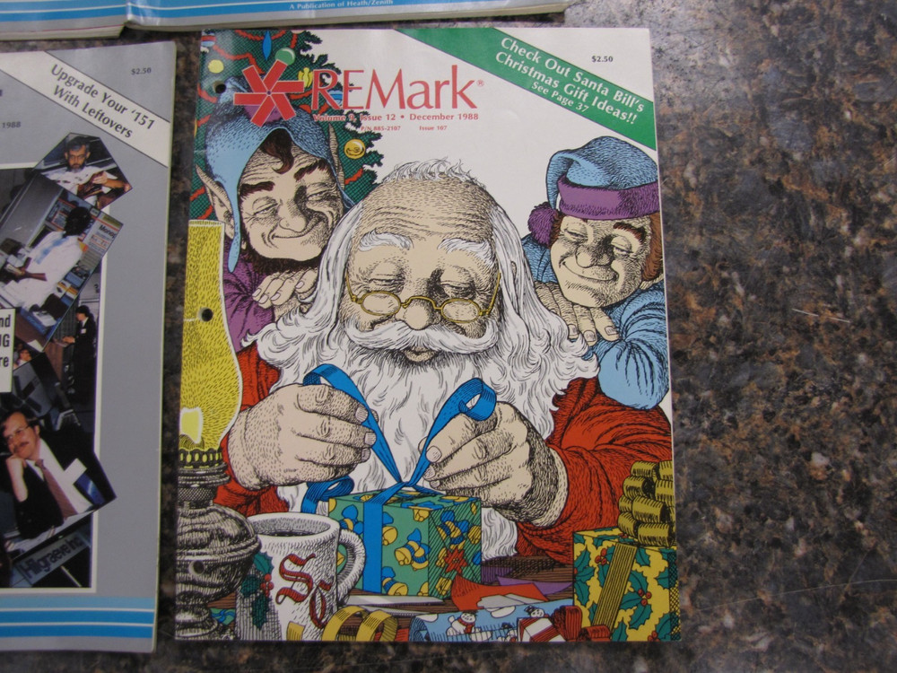 1988 REMark Heath Zenith User Group Magazines Computer Advertisements JAN-DEC