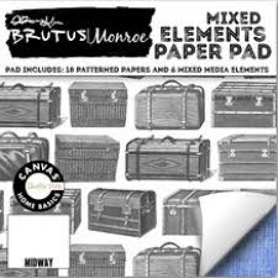 Brutus/Monroe MIXED ELEMENTS PAPER PAD TRAVEL CASES 2 Pads 6'x 6"