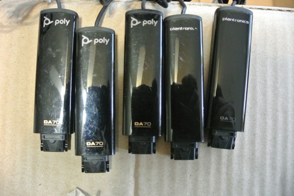 Poly / Plantronics DA70 USB Audio Processor USB to QD Adapter Cable 201851-02