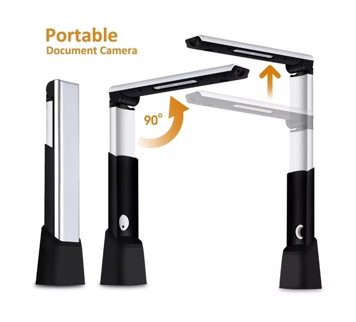 Document Camera Scanner,10MP CMOS,Visual Presenter Max A3 Size,OCR Technolog...