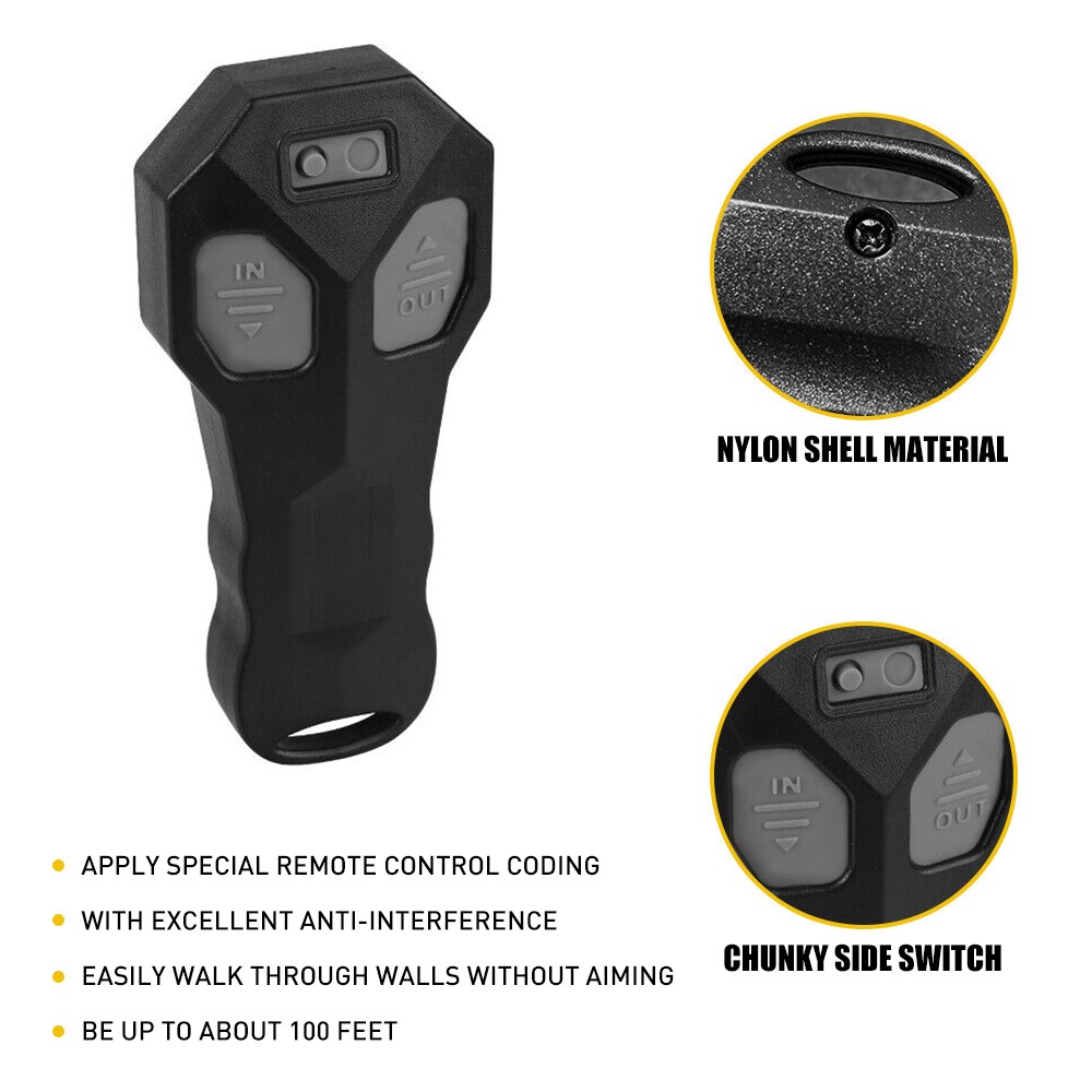 Wireless Winch Remote Control Kit 150ft Wireless Winch Remote Control Switch