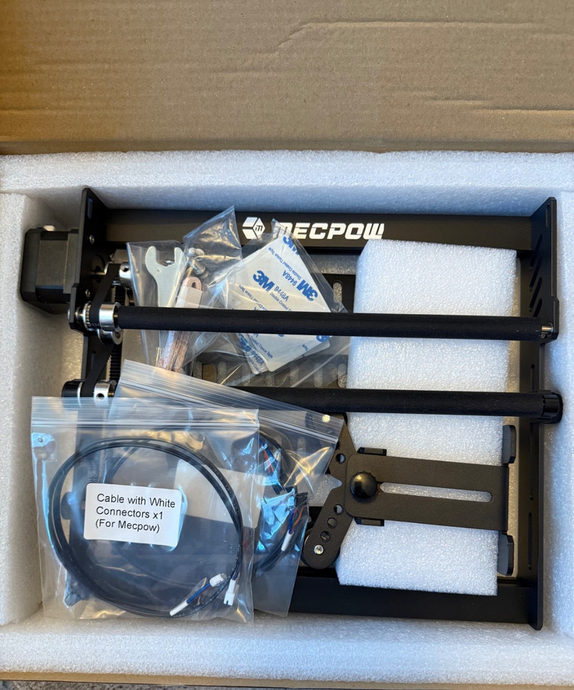 Mecpow G3 Pro Laser Rotary Roller for Engraving Round Objects with Adjustable