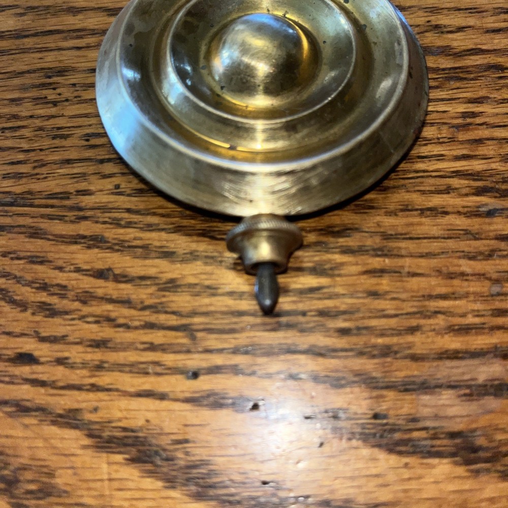 For Parts Old Clock Metal & Brass Pendulum