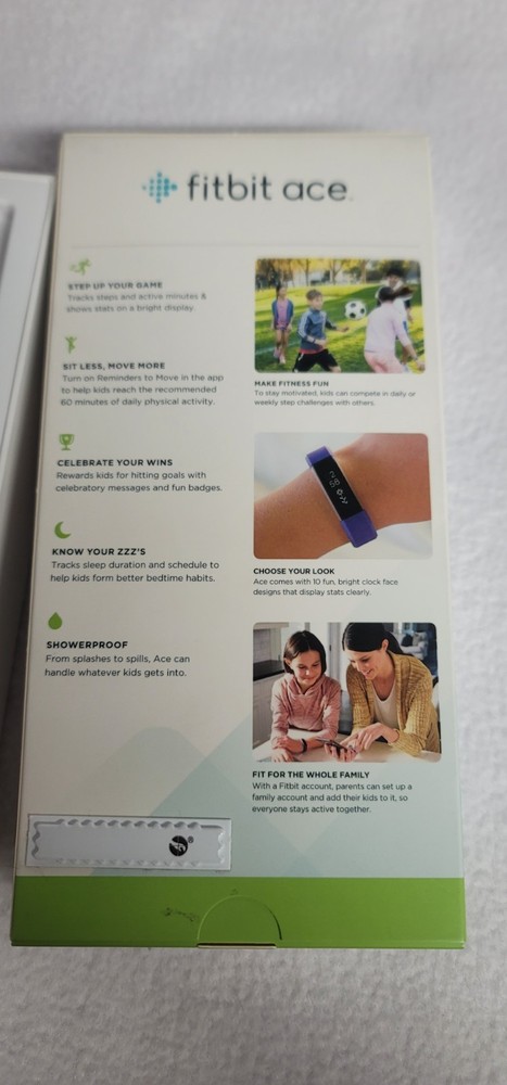 Fitbit Ace Activity Tracker for Kids Purple One Size Model FB411SRPM