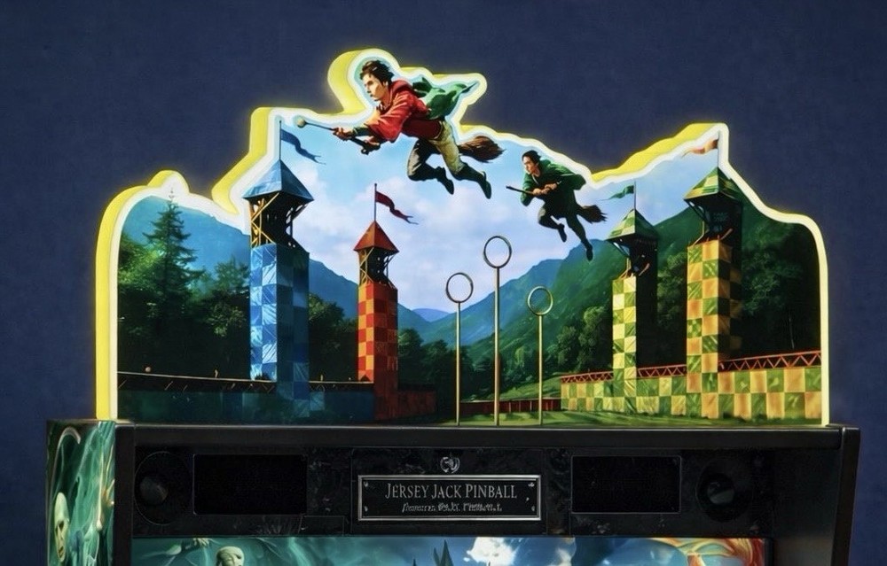 HARRY POTTER Pinball Machine Topper LED Custom Mod