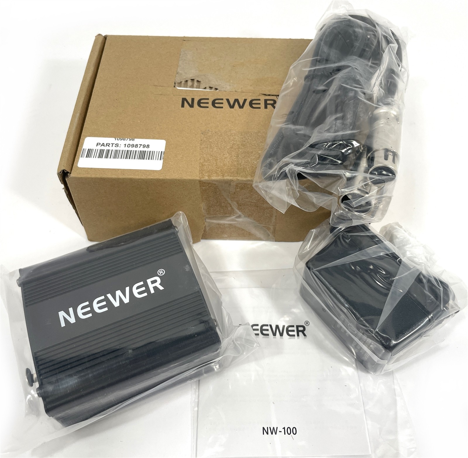 New Open Box NEEWER NW-100 1-Channel 48V Phantom Power Supply 40085860