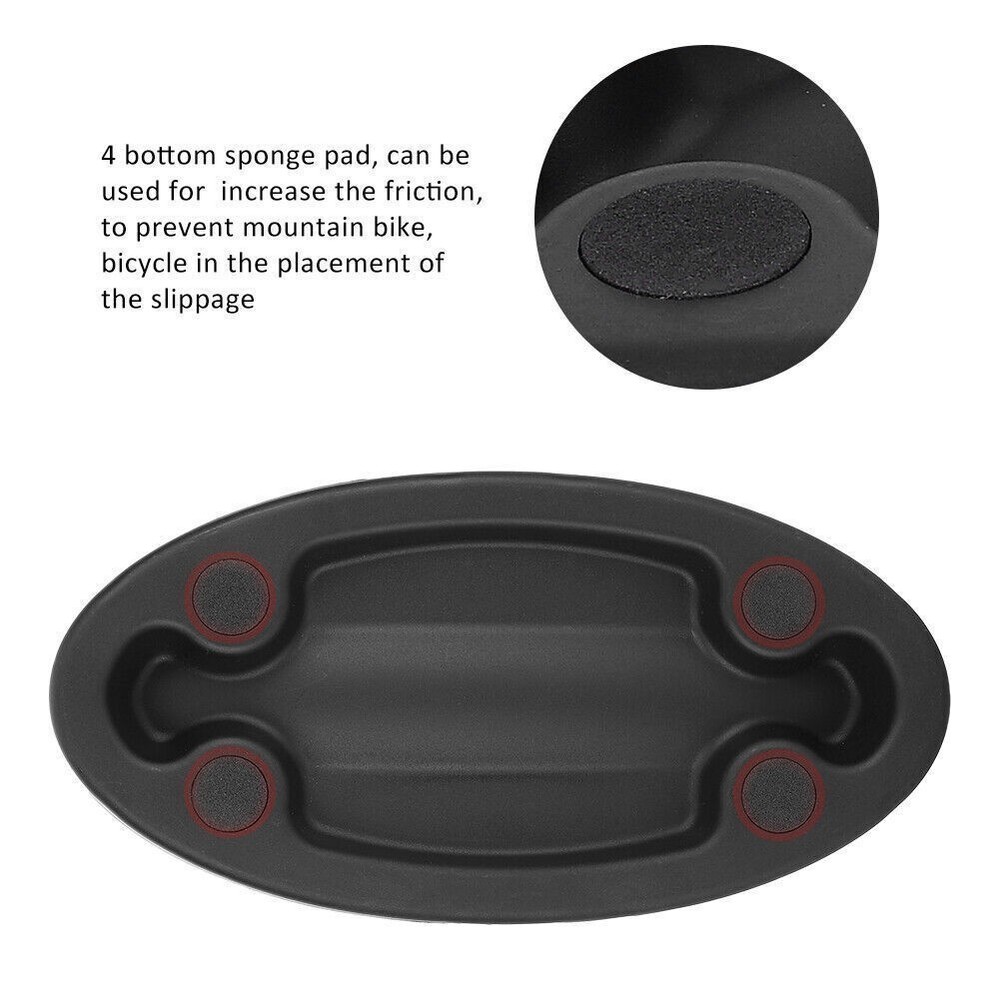 Bicycle Indoor Training Front Wheel Pad Trainer Fixed Racket