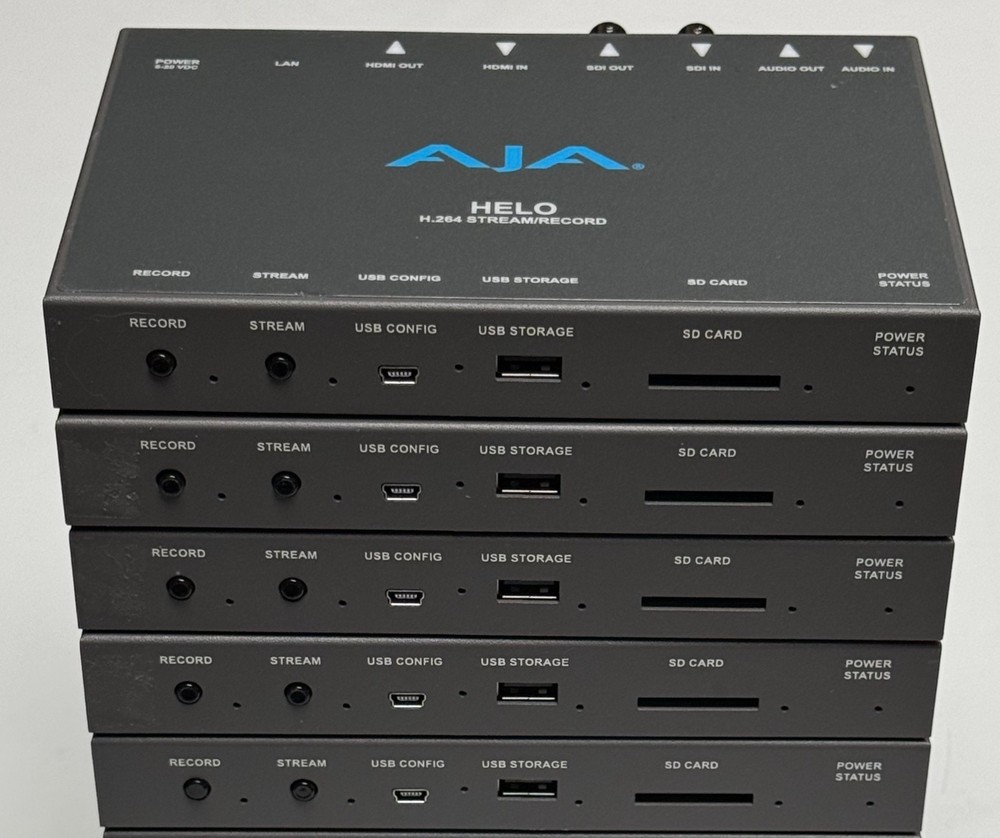 AJA HELO RTMP Encoder & H.264 Recorder