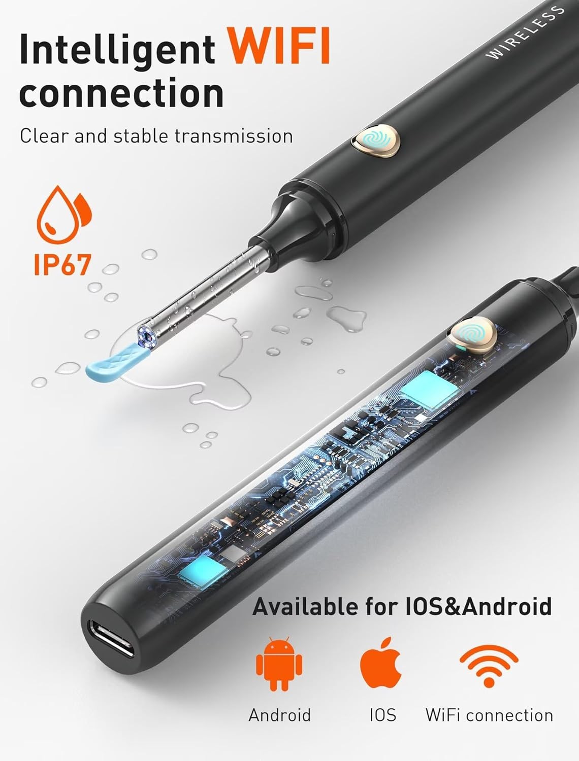 Ear Wax Removal Tool Camera - Ear Cleaner with 1080P HD Camera, FSA HSA Store El