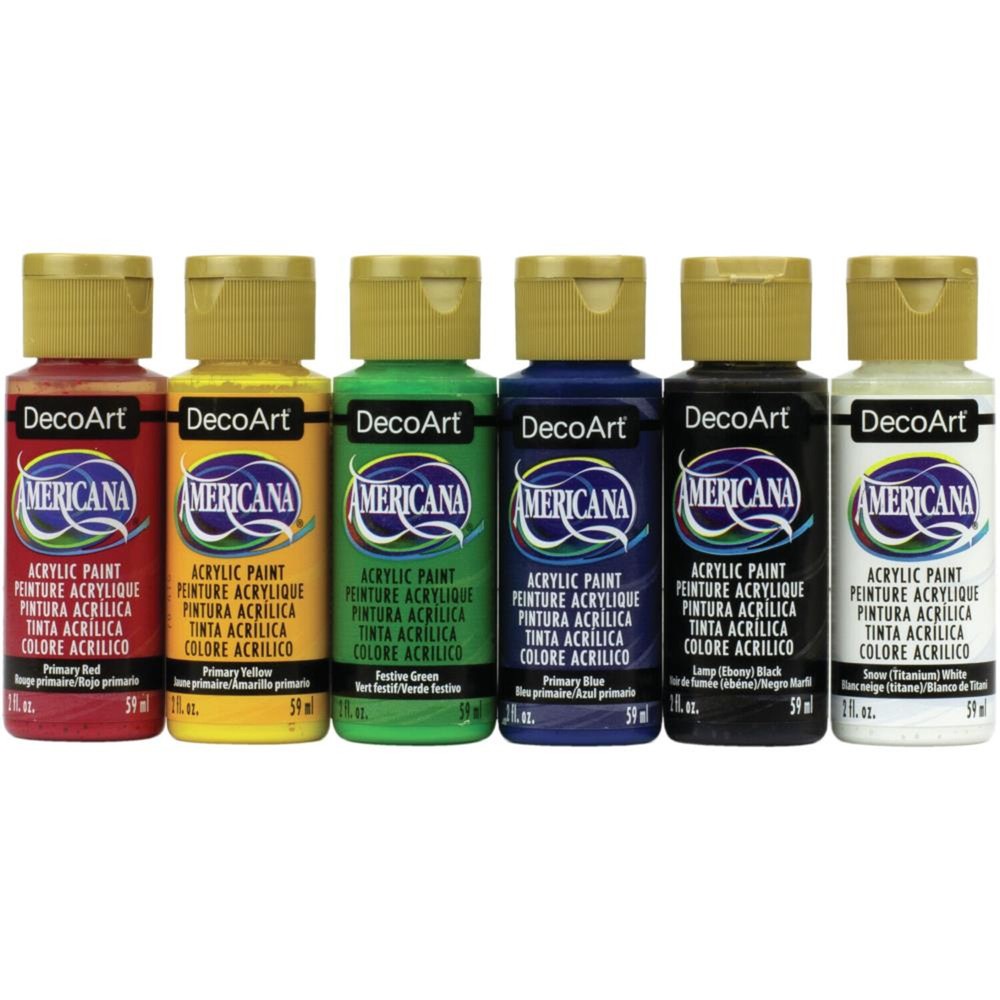 Deco Art Americana Acrylics Value Pack 6/Pkg