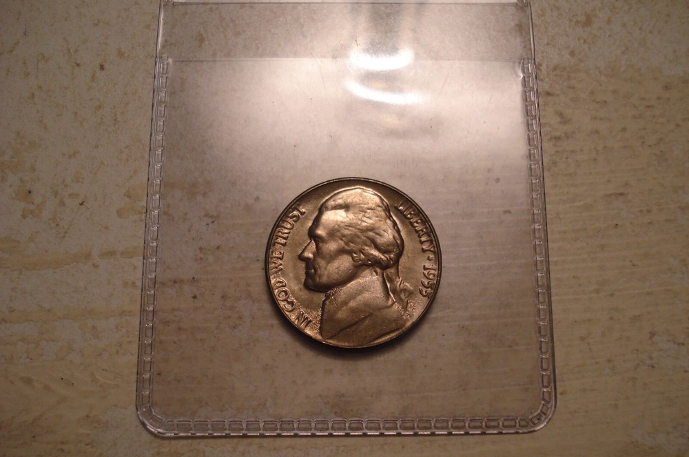 1955-P JEFFERSON NICKEL (DB)