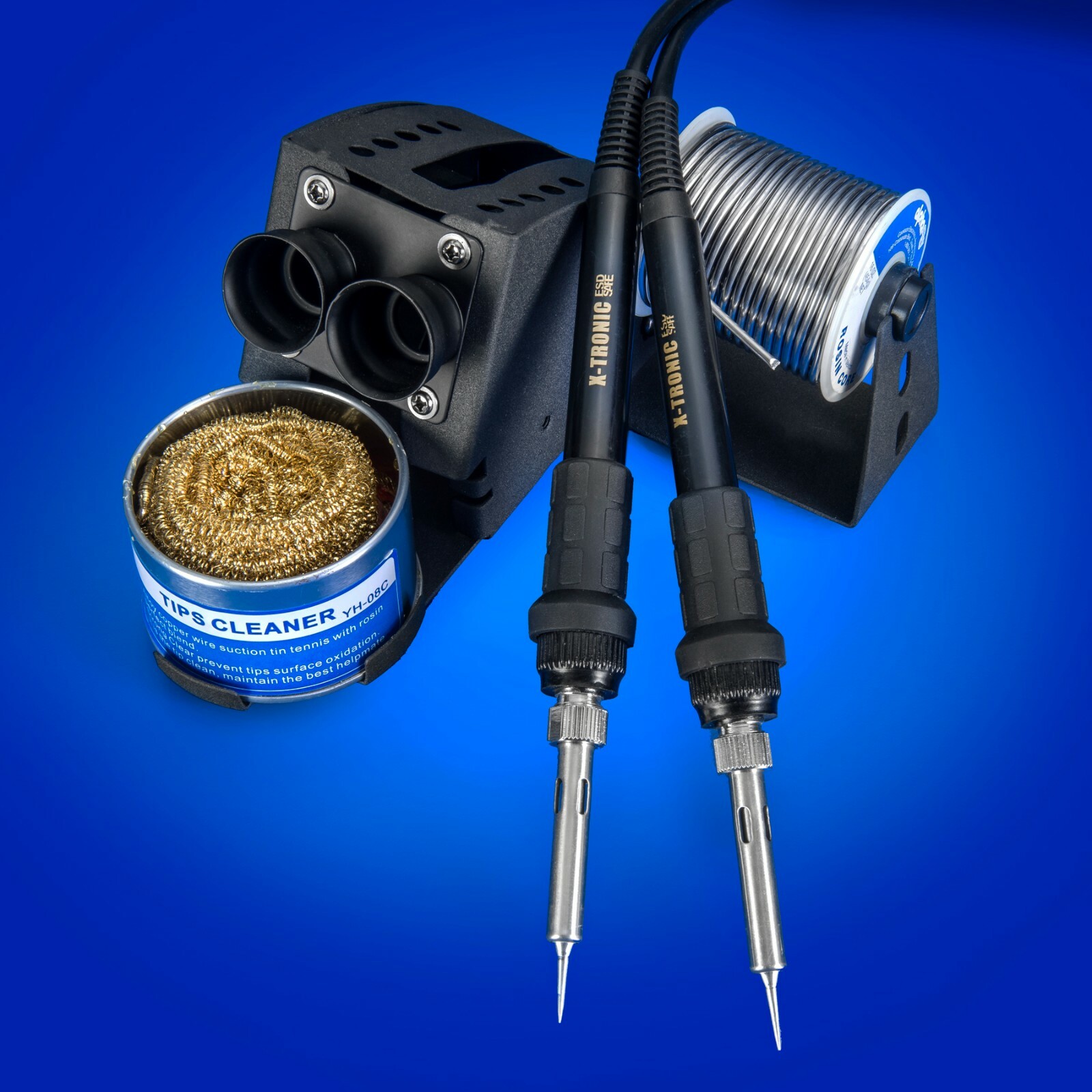 X-Tronic 8010-XTS DUAL Antistatic Digital Soldering Iron Station Kit