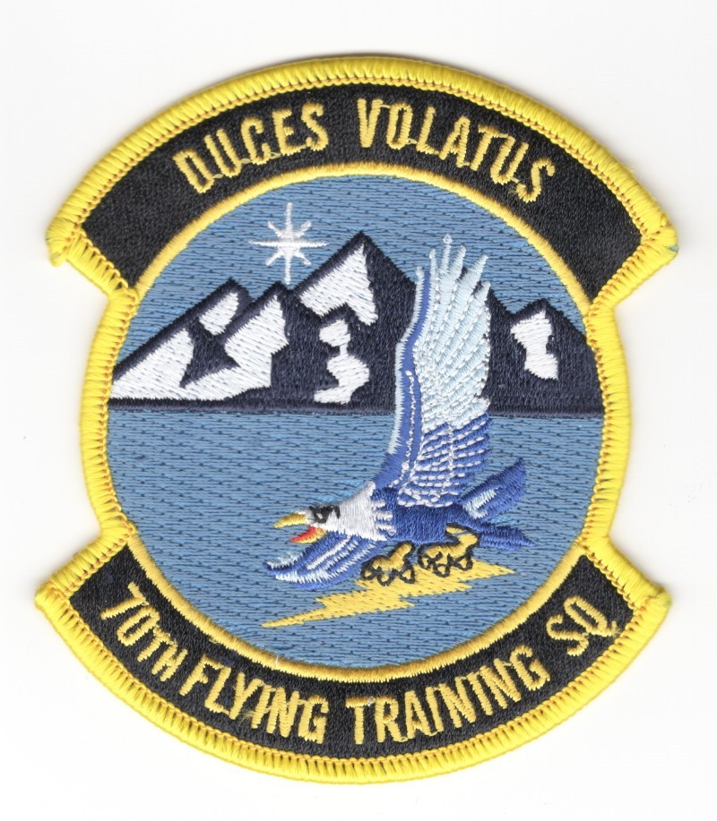 USAF Air Force Patch:   70th Flying Training Squadron - 3 1/2"