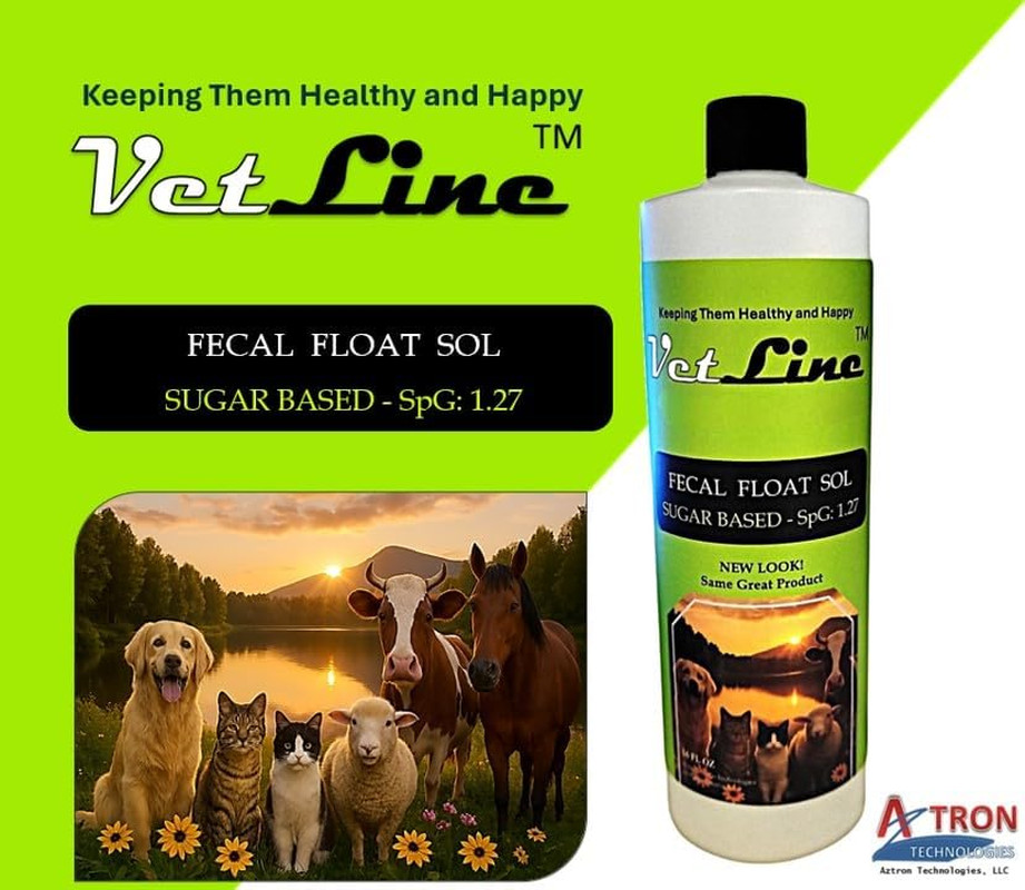 Fecal Float Sol, Sugar-Based, Spg: 1.27 (500 Ml)