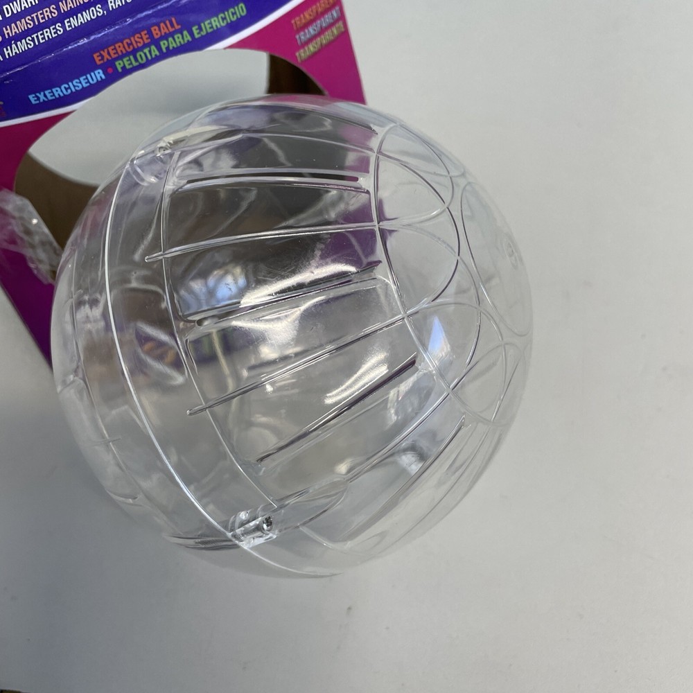 Lee's Kritter Krawler Mini Exercise Ball 5" Clear Open/Return