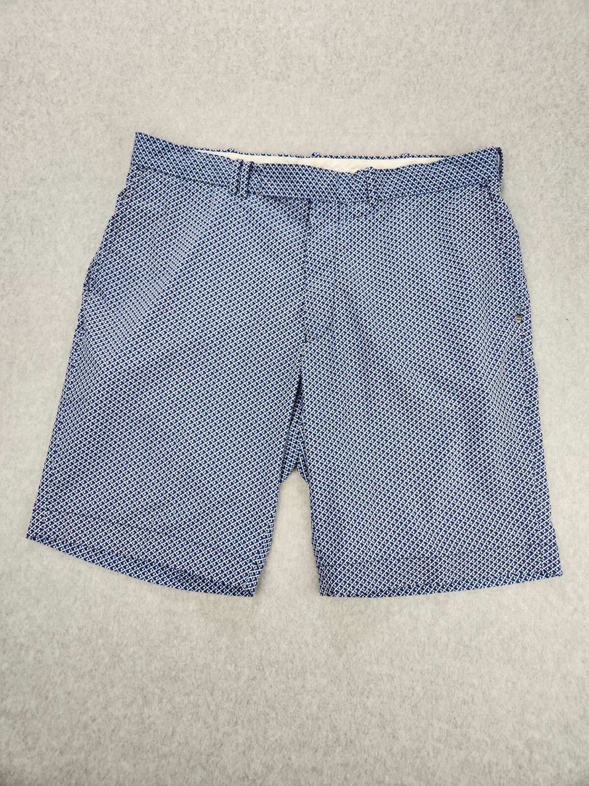 Soft! RLX Men’s Ralph Lauren Blue Black Golf Shorts 4 Pockets Large Size 36