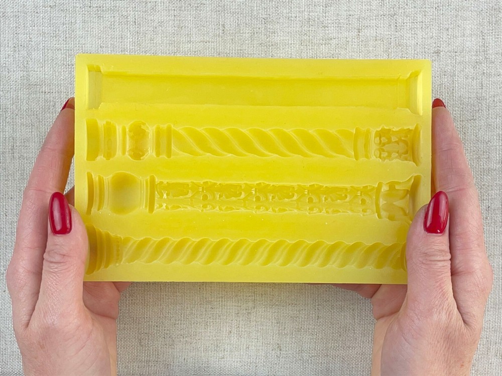 Silicone mold Half Column Miniature architectural column 1/12 scale Accessories