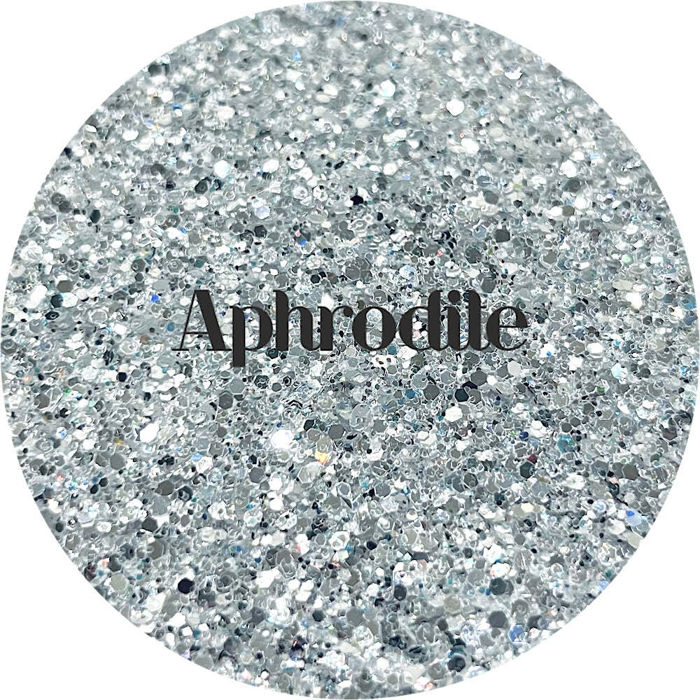 Premium Polyester Glitter - High Sparkle Silver Mix