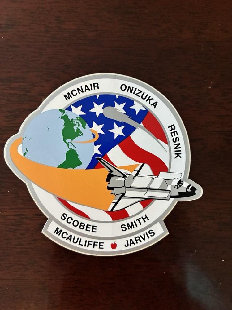 NASA Space Program Items (5) from Challenger Disaster (1986) plus (1) on Shuttle