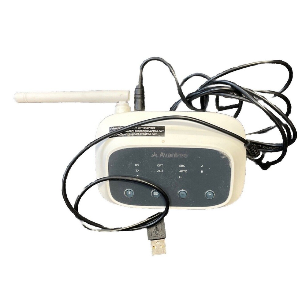 Avantree Oasis Plus Bluetooth Transmitter Receiver TV Audio Headphones