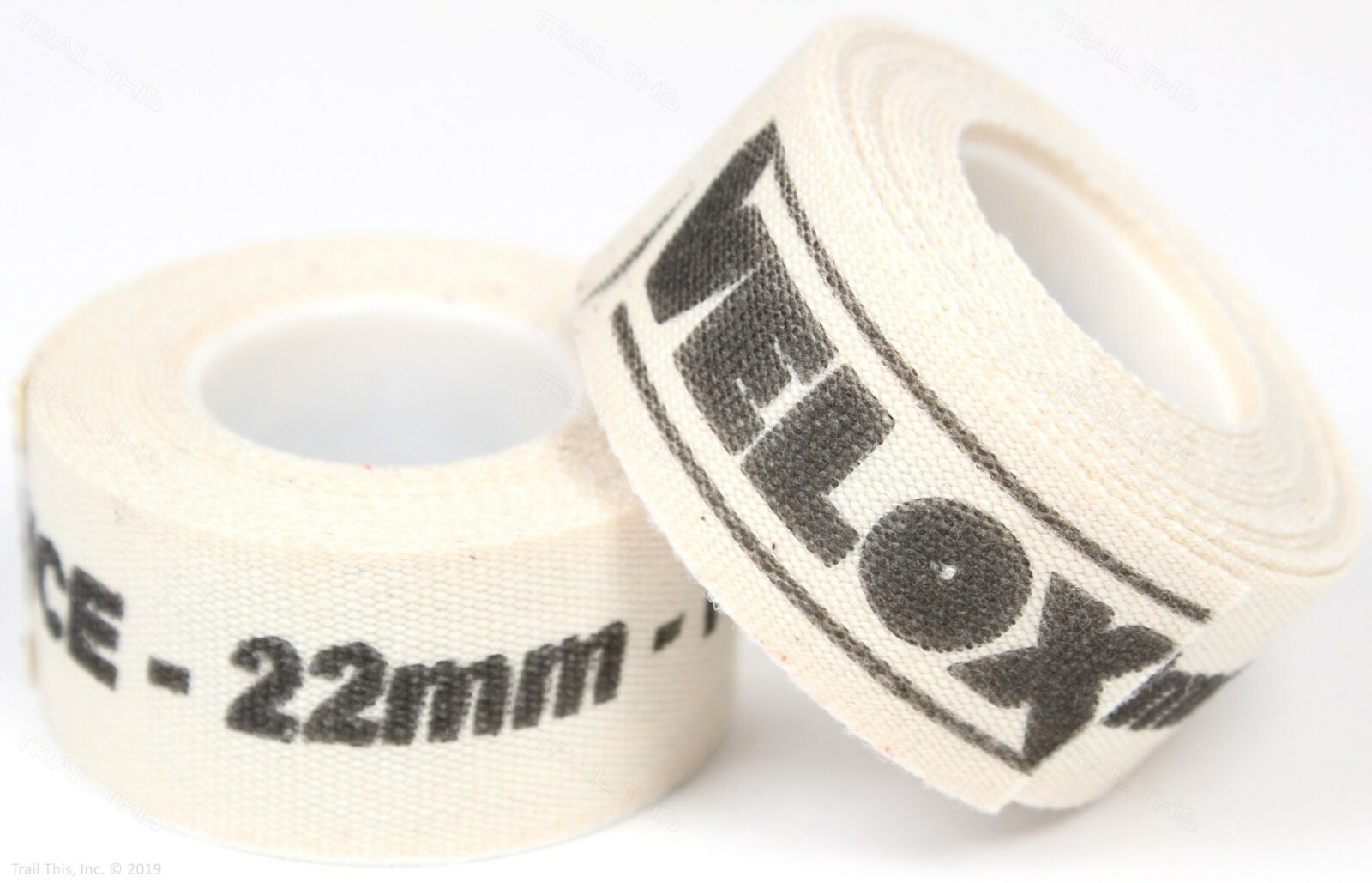 2-Rolls Velox 22mm Wide Cloth Cotton Adhesive Road/MTB Bike Rim Strip Wheel Tape