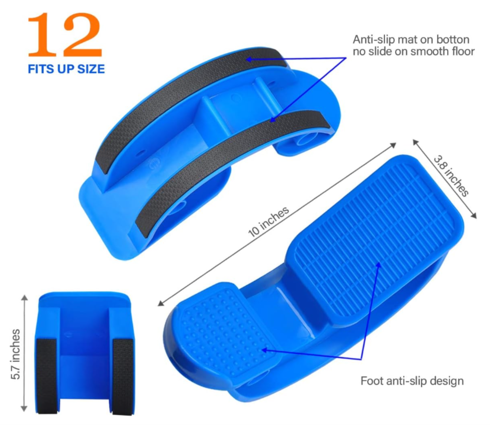 Foot Rocker Calf Stretcher for Plantar Fasciitis & Achilles Tendonitis Relief
