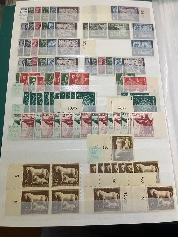 50 different DR mint or with fold, + a certified stamp!!!