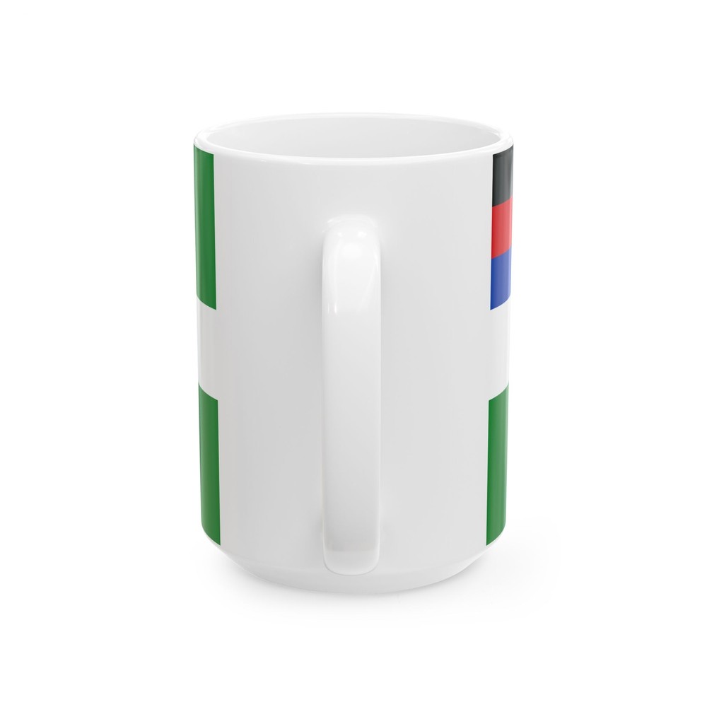 Flagge Borkum (Germany) White Coffee Mug