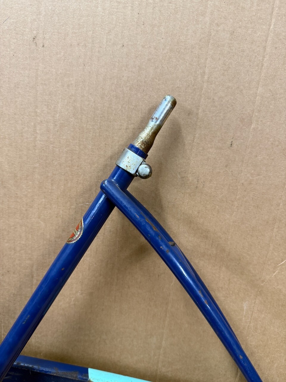 Schwinn Blue Ladies 26" Panther Bicycle Frame Set & Tank 1950