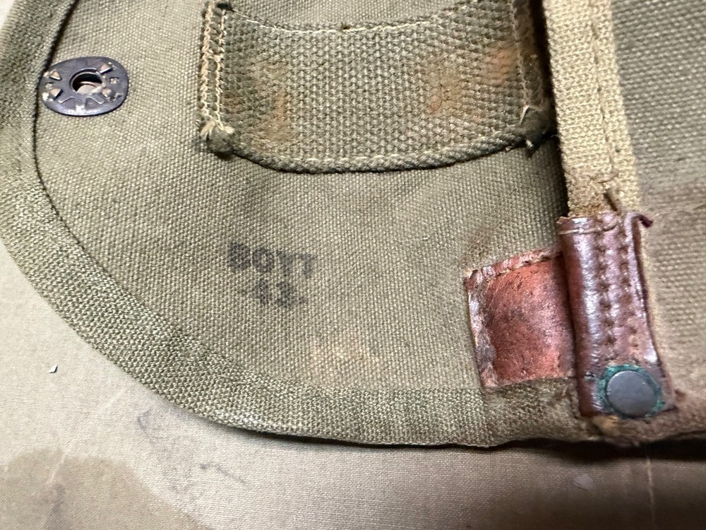 ORIGINAL WWII US ARMY INFANTRY M1943 SHOVEL CARRIER COVER-TRANSITION, 1943, BOYT